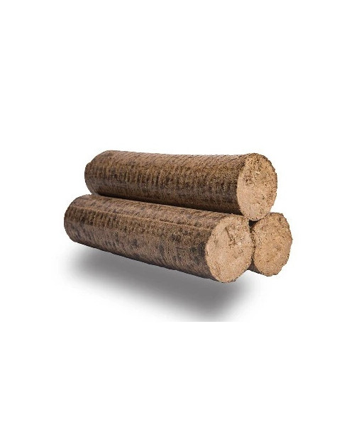 Dřevěné válcové brikety MIX TOP, dub/buk, 1TUNNA