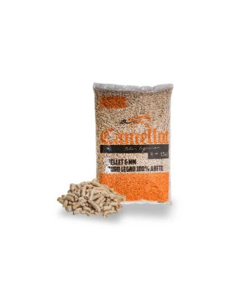 Dřevěné pelety CAMELLOT PREMIUM, smrk, 1TUNNA